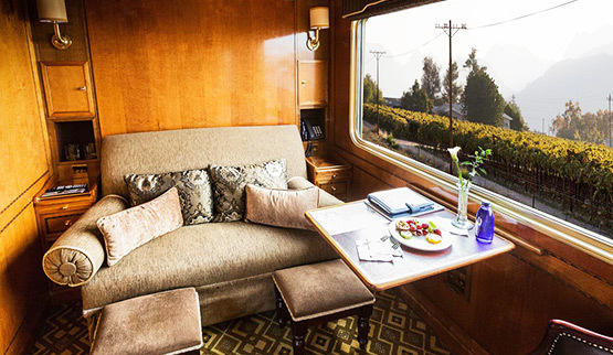 Deluxe Suite on the Blue Train.